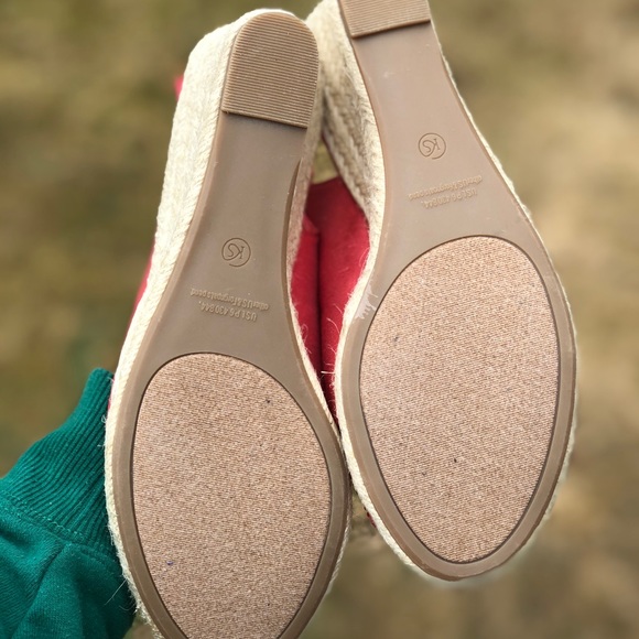 Woman’s Sz 6.5 Karen Scott Wedge Sling Back Sandal - Picture 6 of 7